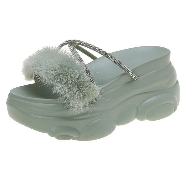 summer new chunky slippers women 8cm high heels sandals fashion platform casual woman crystal shoes wedges beach filp flops, Black
summer new chunky slippers women 8cm high heels sandals fashion platform casual woman crystal shoes wedges beach filp flops, Black