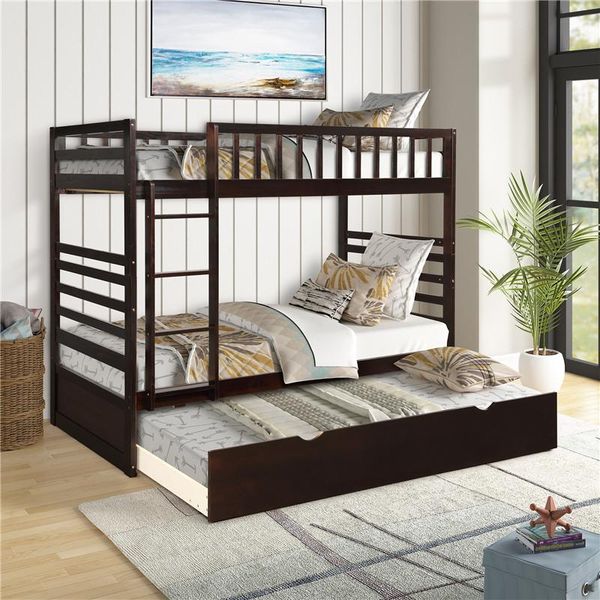 us stock, 2020 orisfur twin over twin bunk bed with trundle solid wood bunk bed sg000096paa
us stock, 2020 orisfur twin over twin bunk bed with trundle solid wood bunk bed sg000096paa