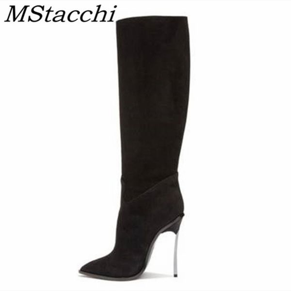 mstacchi knee high plush women high heel boots 2020 new pointed fine heel sheepskin insole female shoes zapatos de mujer, Black
mstacchi knee high plush women high heel boots 2020 new pointed fine heel sheepskin insole female shoes zapatos de mujer, Black