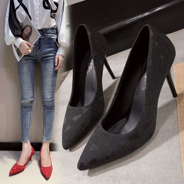 french girls high heels autumn and winter all-match pointed shallow mouth thin heeled shoes professional womens black
french girls high heels autumn and winter all-match pointed shallow mouth thin heeled shoes professional womens black