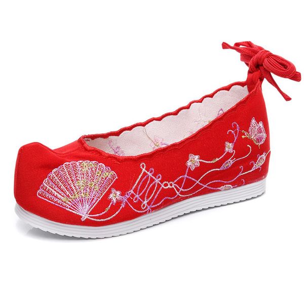 bow shoes original hanfu shoes women's spring new antique lace-up elevator curved everted toe lace-up embroidered, Black
bow shoes original hanfu shoes women's spring new antique lace-up elevator curved everted toe lace-up embroidered, Black