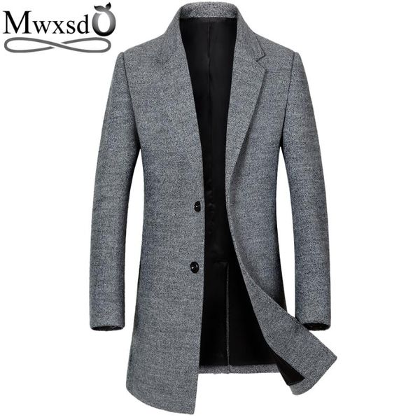 mwxsd brand autumn winter men wool blends jacket men's warm woolen blends overcoat england solid jacket men cashmere overcoat, Black
mwxsd brand autumn winter men wool blends jacket men's warm woolen blends overcoat england solid jacket men cashmere overcoat, Black