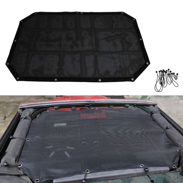 укладки автомобилей на солнцезащитной крыше для wrangler unlimited jk аксессуары 2 двери shade net верхняя крышка уф-защита от уф-защиты чер
укладки автомобилей на солнцезащитной крыше для wrangler unlimited jk аксессуары 2 двери shade net верхняя крышка уф-защита от уф-защиты чер