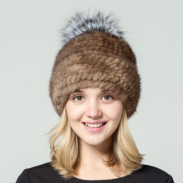 2020 pure natural mink knitted fur hat woman hair ball in fashion in winter warm hat russian woman flanging baotou hats, Blue;gray
2020 pure natural mink knitted fur hat woman hair ball in fashion in winter warm hat russian woman flanging baotou hats, Blue;gray