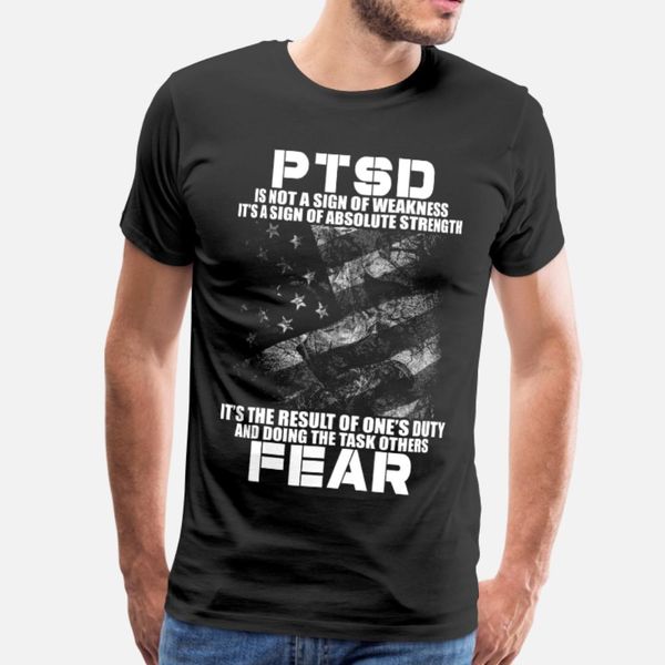 ptsd result of one's duty and doing the task t shirt men design 100% cotton o neck slim interesting humor summer family shirt, White;black
ptsd result of one's duty and doing the task t shirt men design 100% cotton o neck slim interesting humor summer family shirt, White;black
