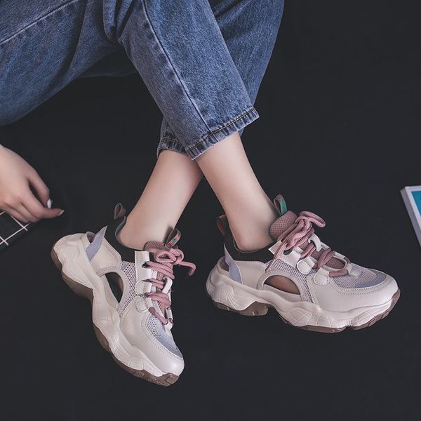 2020 summer new color matching old shoes female fashion sports sandals wild thick bottom hollow casual shoes z985, Black
2020 summer new color matching old shoes female fashion sports sandals wild thick bottom hollow casual shoes z985, Black