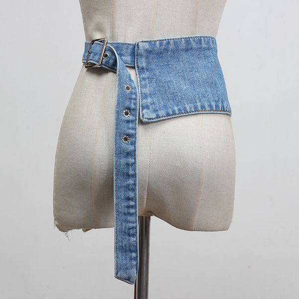 seebeautiful simple metal pin buckle irregular wide denim belts girdle woman summer 2020 new fashion tide l566, Black;brown
seebeautiful simple metal pin buckle irregular wide denim belts girdle woman summer 2020 new fashion tide l566, Black;brown