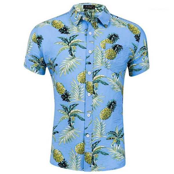 designer casual shirts short sleeve hawaii shirts mens single breasted summer casual shirts pineapple printed mens, White;black
designer casual shirts short sleeve hawaii shirts mens single breasted summer casual shirts pineapple printed mens, White;black
