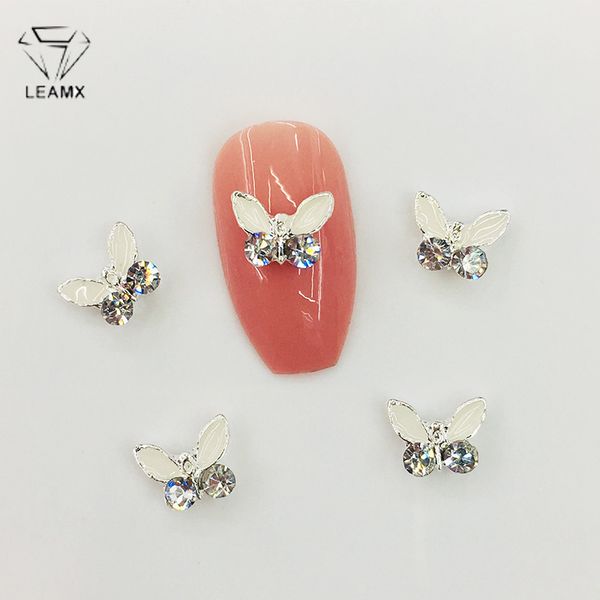 leamx 10pcs rhinestone enamel butterfly nail art jewelry glass nail decorations 3d diy manicure crystal charms nails making l504, Silver;gold
leamx 10pcs rhinestone enamel butterfly nail art jewelry glass nail decorations 3d diy manicure crystal charms nails making l504, Silver;gold