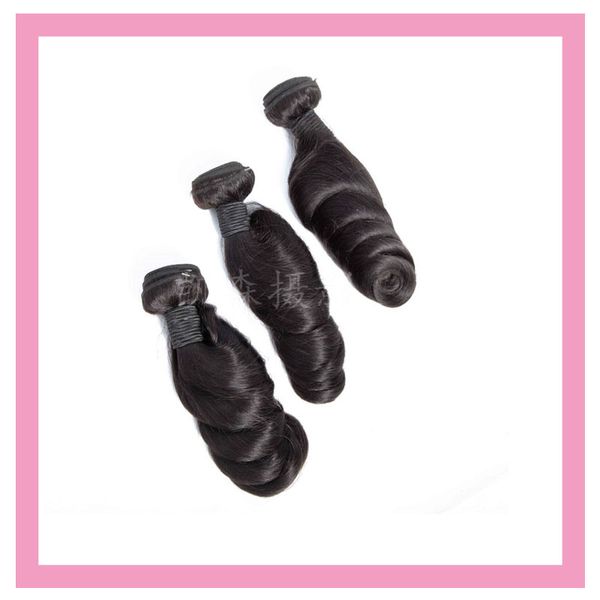 malaysian unprocessed virgin human hair extensions loose wave three bundles natural color wholesale remy double hair wefts 100g, Black
malaysian unprocessed virgin human hair extensions loose wave three bundles natural color wholesale remy double hair wefts 100g, Black