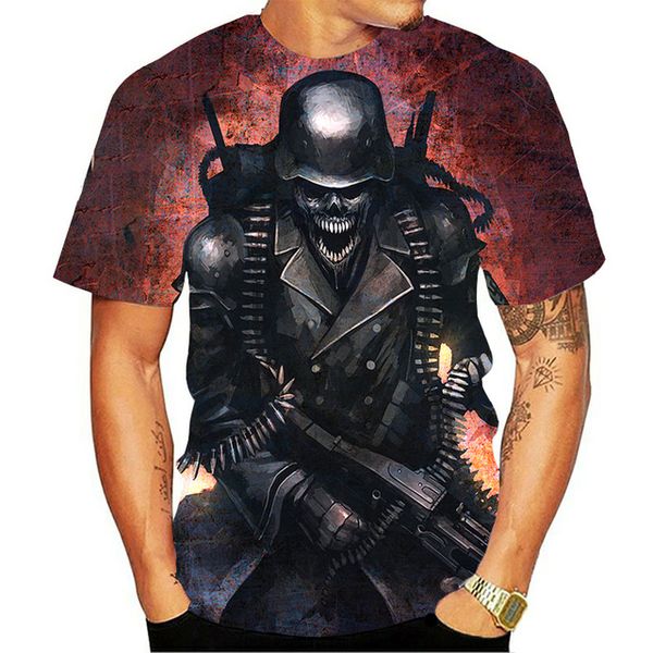 2020new horror pattern skull compression punisher 3d print shirts funny horror comics men clothing
2020new horror pattern skull compression punisher 3d print shirts funny horror comics men clothing