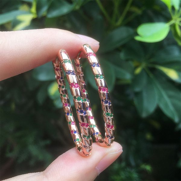 hoop & huggie 2021 gold copper colorful white cubic zirconia big round earrings fashion female party gift for womens jewelry, Golden;silver
hoop & huggie 2021 gold copper colorful white cubic zirconia big round earrings fashion female party gift for womens jewelry, Golden;silver