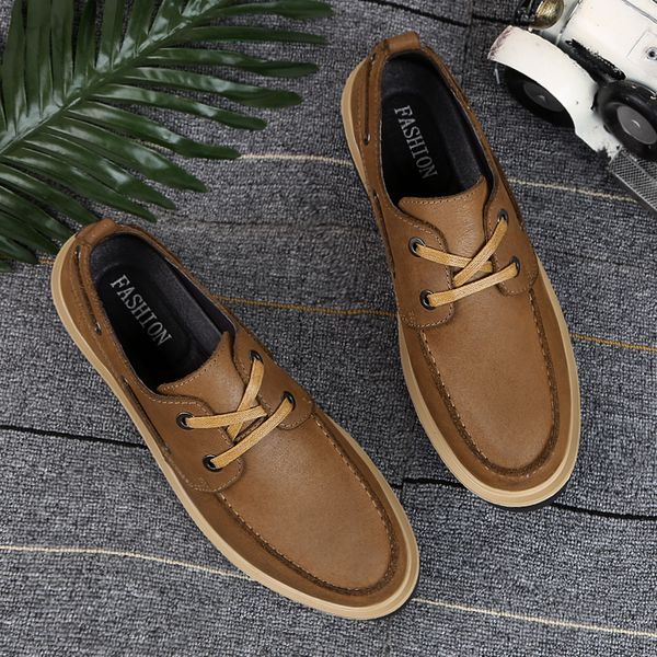 classic new arrival spring summer comfortabl casual shoes men leather shoes for men lace-up breathable business flat %9977, Black
classic new arrival spring summer comfortabl casual shoes men leather shoes for men lace-up breathable business flat %9977, Black