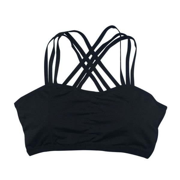 women sports bra workout yoga fitness tank stretch seamless racerback padded outdoor, White;black
women sports bra workout yoga fitness tank stretch seamless racerback padded outdoor, White;black