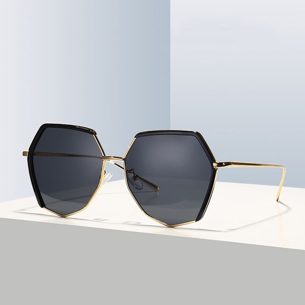 202 new polygon sunglasses women retro round metal sun glasses brand designer hexagon mirror colo eyeglasses uv400, White;black
202 new polygon sunglasses women retro round metal sun glasses brand designer hexagon mirror colo eyeglasses uv400, White;black