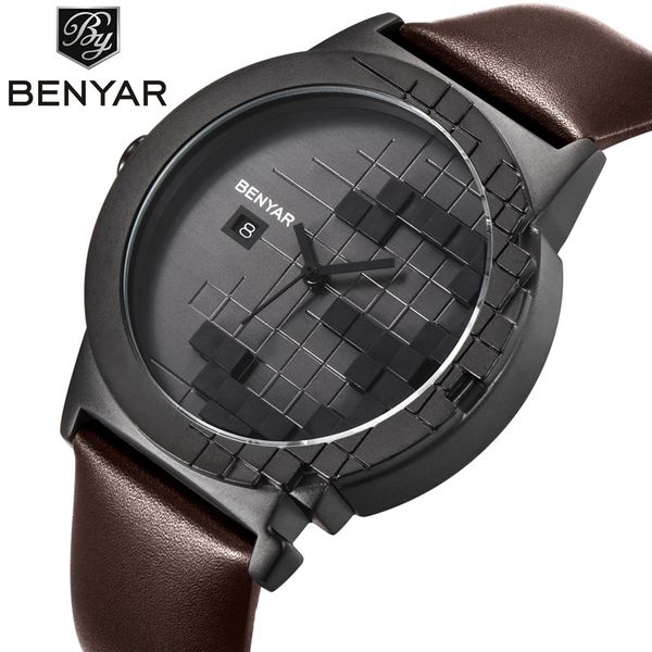 benyar часы мужские кварцевые аналоговые 3d face кожа часы мужские спортивные часы army watch relogio мужчина для, Slivery;brown
benyar часы мужские кварцевые аналоговые 3d face кожа часы мужские спортивные часы army watch relogio мужчина для, Slivery;brown
