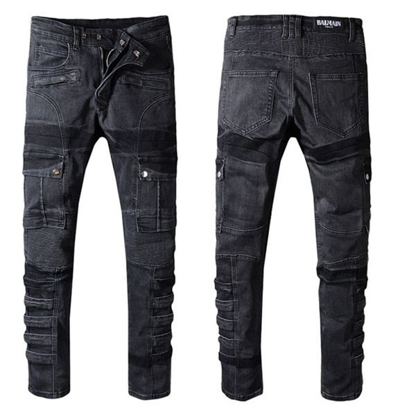 2020 new arrivals high-quality gray and black motorcycle denim biker jeans men's tight slim stretch jeans washed zipper jeans are for, Blue
2020 new arrivals high-quality gray and black motorcycle denim biker jeans men's tight slim stretch jeans washed zipper jeans are for, Blue