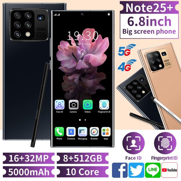 cross-border explosive note25+ smart android phone 6.8-inch full screen 2+16g cross-border phone
cross-border explosive note25+ smart android phone 6.8-inch full screen 2+16g cross-border phone