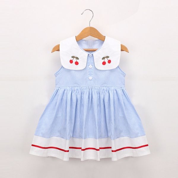clearance summer dress toddler kids baby girls clothes sleeveless cherry stripe party princess dresses 0117
clearance summer dress toddler kids baby girls clothes sleeveless cherry stripe party princess dresses 0117