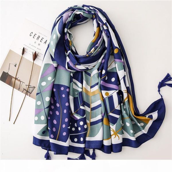 women fashion summer scarves cotton geometric printing tassel shawl spring autumn scarf vacation beach towel sunscreen wraps accessories, Blue;gray
women fashion summer scarves cotton geometric printing tassel shawl spring autumn scarf vacation beach towel sunscreen wraps accessories, Blue;gray
