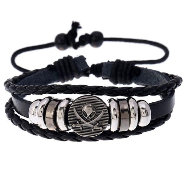 punk gothic rock men jewelry black sword skull charm multilayer leather bracelet cuff retro bangle wrap women hiphop wristbands, Golden;silver
punk gothic rock men jewelry black sword skull charm multilayer leather bracelet cuff retro bangle wrap women hiphop wristbands, Golden;silver