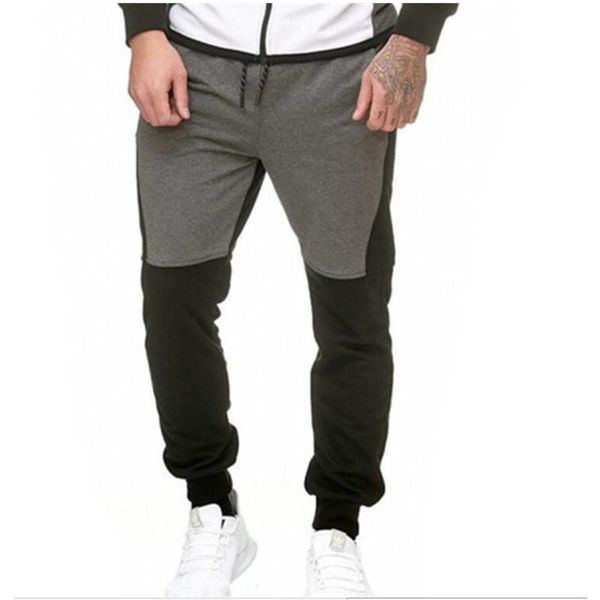 men's pants 2021 autumn winter fleece patchwork sports color matching trousers casual streetwear skinny sweatpants, Black
men's pants 2021 autumn winter fleece patchwork sports color matching trousers casual streetwear skinny sweatpants, Black