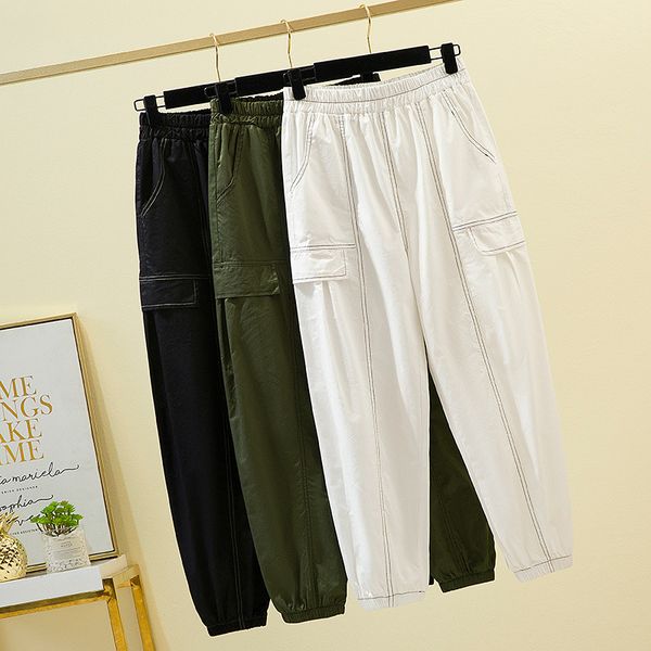 2020 new style autumn black and white with pattern bib overall plus-sized womenswear mm high-waisted casual pants loose super fi, Black;white
2020 new style autumn black and white with pattern bib overall plus-sized womenswear mm high-waisted casual pants loose super fi, Black;white