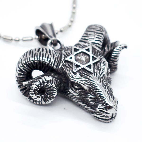 amumiu men's biker's jewelry stainless steel pendant necklace casting punk star bull head kp286, Silver
amumiu men's biker's jewelry stainless steel pendant necklace casting punk star bull head kp286, Silver