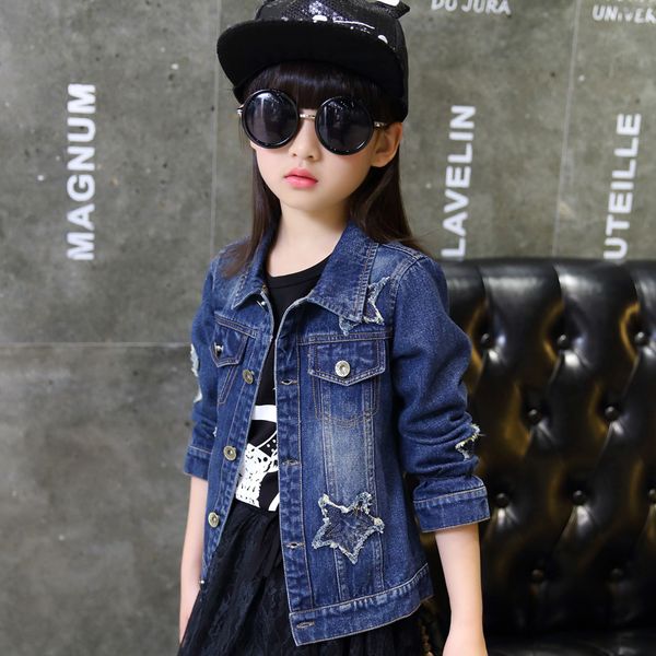 jackets fashion girls denim 2021 child jean jacket children clothing spring autumn coat star pattern, Blue;gray
jackets fashion girls denim 2021 child jean jacket children clothing spring autumn coat star pattern, Blue;gray