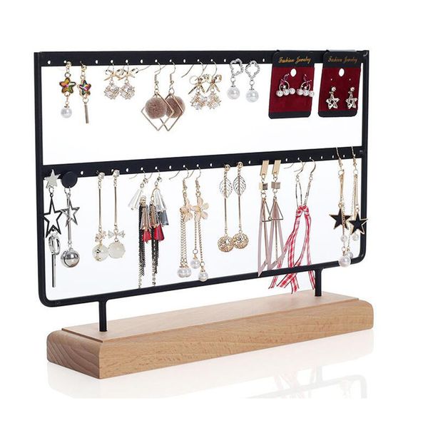 porta orecchini earrings ear studs jewelry show wood jewelry display stand rack organizer ear ring holder jewellery organizer mx200810, Black
porta orecchini earrings ear studs jewelry show wood jewelry display stand rack organizer ear ring holder jewellery organizer mx200810, Black