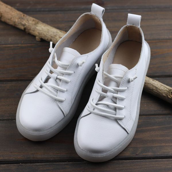 women's shoes lace up sneakers genuine leather womens shoes flats anti-slip loafers comfortable ballet flats female footwear, Black
women's shoes lace up sneakers genuine leather womens shoes flats anti-slip loafers comfortable ballet flats female footwear, Black