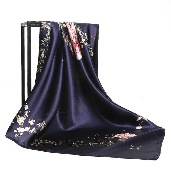 fashion scarves and shawls silk satin hijab scarf for women print kerchief 90*90cm square shawl headband neck scarfs for ladies, Blue;gray
fashion scarves and shawls silk satin hijab scarf for women print kerchief 90*90cm square shawl headband neck scarfs for ladies, Blue;gray