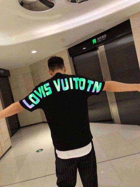 2020ss paris fashion men's t-shirt men's women's summer casual luminous t-shirt pure cotton print letter fashion short sleeve, White;black
2020ss paris fashion men's t-shirt men's women's summer casual luminous t-shirt pure cotton print letter fashion short sleeve, White;black