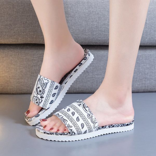 women's print slippers woman fashion beach shoes women non slip outdoor slides female casual flats female footwear plus size 43, Black
women's print slippers woman fashion beach shoes women non slip outdoor slides female casual flats female footwear plus size 43, Black