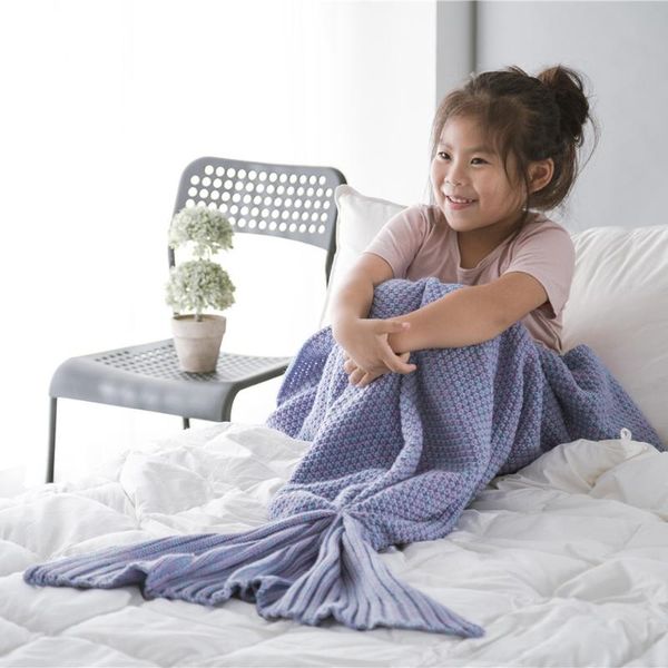 50*80cm handmade knitted mermaid tail blanket child mermaid blanket knit cashmere-like tv sofa christmas gift
50*80cm handmade knitted mermaid tail blanket child mermaid blanket knit cashmere-like tv sofa christmas gift