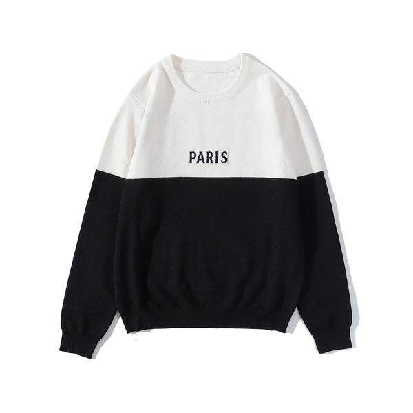 mens fashion sweater autumn winter color block men women designer sweaters o-neck knitted pullovers size -xxl, White;black
mens fashion sweater autumn winter color block men women designer sweaters o-neck knitted pullovers size -xxl, White;black