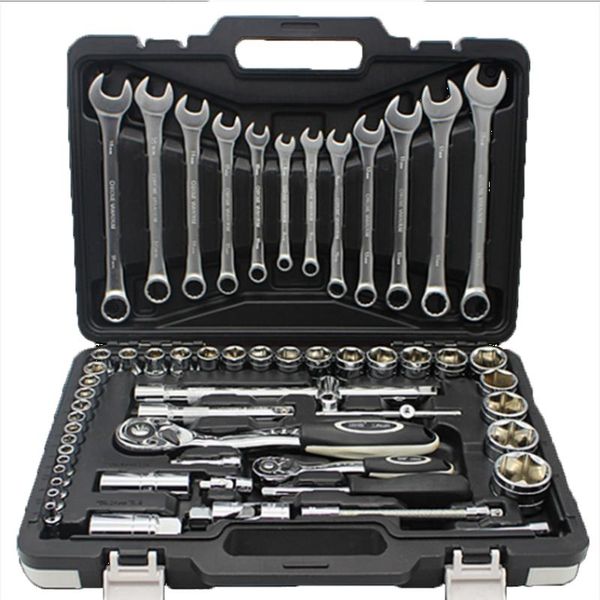 petpig 82pcs the key combination ratchet torque wrench 1/2 set auto repair hand tools for car kit a set of keys spanners
petpig 82pcs the key combination ratchet torque wrench 1/2 set auto repair hand tools for car kit a set of keys spanners