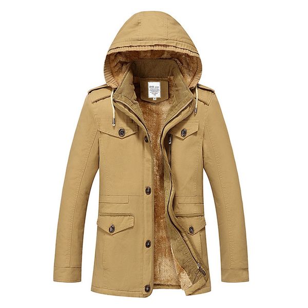 new 2020 casual classic winter jacket men's windbreak warm padded hooded overcoat fashion outerwear coat plus size qq026, Black 
new 2020 casual classic winter jacket men's windbreak warm padded hooded overcoat fashion outerwear coat plus size qq026, Black