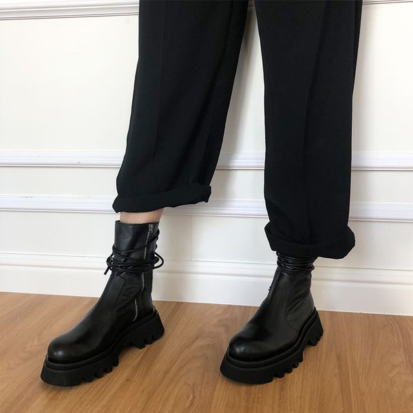 boots female 2021 autumn british wind pu leather all-match motorcycle women non-slip comfortable shoes, Black
boots female 2021 autumn british wind pu leather all-match motorcycle women non-slip comfortable shoes, Black