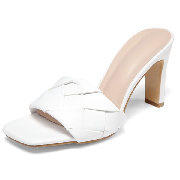 women square head sandals thin high-heeled slippers ladies fashion large size 36-42 shoes ladies lattice slippers summer new, Black
women square head sandals thin high-heeled slippers ladies fashion large size 36-42 shoes ladies lattice slippers summer new, Black
