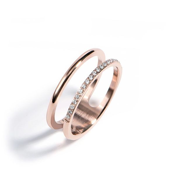 18kgp rose gold color titanium steel cz zircon rings fashion 316l stainless steel jewelry for female lady (kgr005, Golden;silver
18kgp rose gold color titanium steel cz zircon rings fashion 316l stainless steel jewelry for female lady (kgr005, Golden;silver