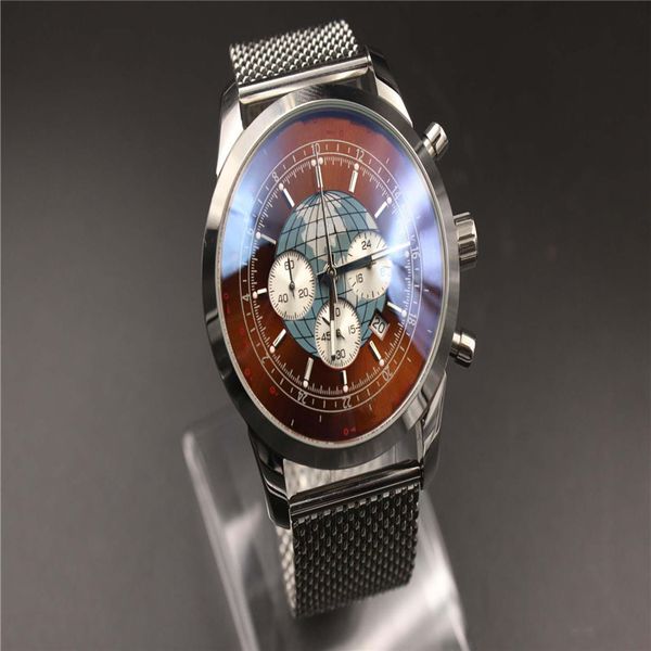 classic sapphire chronograph special edition quartz chronograph steel strap steel clasp 1884 casual watch ing, Slivery;brown
classic sapphire chronograph special edition quartz chronograph steel strap steel clasp 1884 casual watch ing, Slivery;brown