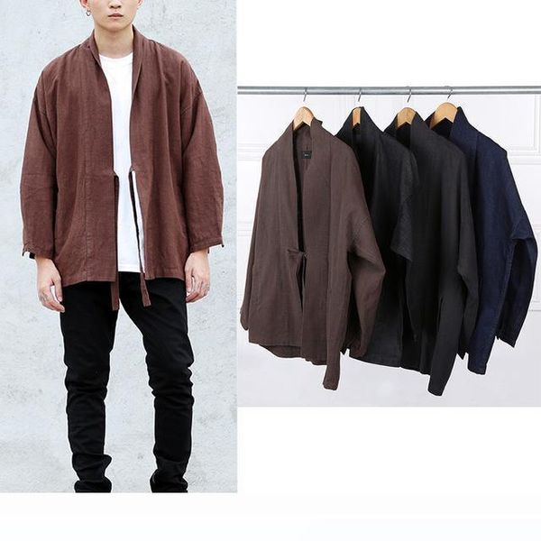 wholesale- 2020 japan hip hop fashion windbreaker coat west stage wear mens european clothing black brown linen denim kimono jacket
wholesale- 2020 japan hip hop fashion windbreaker coat west stage wear mens european clothing black brown linen denim kimono jacket