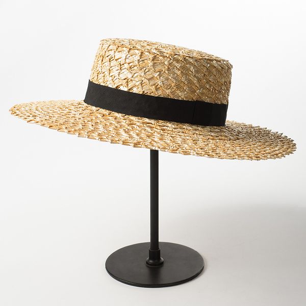 hand-woven lace wheat flat straw hat outdoor travel sun shade beach straw hat summer vacation beach straw's women cap 2020 new, Blue;gray
hand-woven lace wheat flat straw hat outdoor travel sun shade beach straw hat summer vacation beach straw's women cap 2020 new, Blue;gray