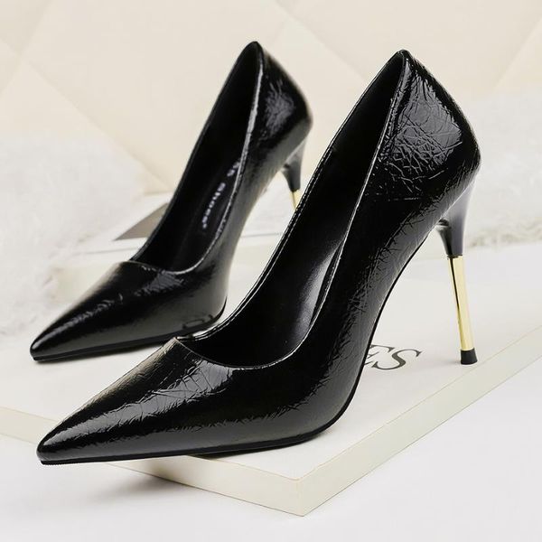 2020 new leather women pumps fashion office shoes pointed lady high heels shoes women's party wedding, Black
2020 new leather women pumps fashion office shoes pointed lady high heels shoes women's party wedding, Black