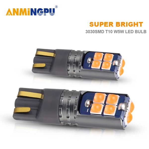 anmingpu 2x signal lamp t10 led 3030smd w5w led 168 194 bulbs clearance light reading lights interior lights dome light 12v
anmingpu 2x signal lamp t10 led 3030smd w5w led 168 194 bulbs clearance light reading lights interior lights dome light 12v