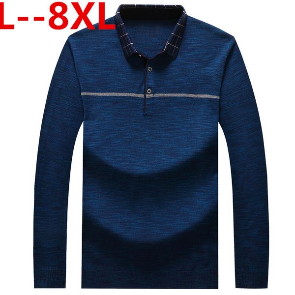 men's sweaters plus 8xl 6xl father clothes simple comfortable style sweater long sleeve lapel leisure pullover men pull homme, White;black
men's sweaters plus 8xl 6xl father clothes simple comfortable style sweater long sleeve lapel leisure pullover men pull homme, White;black