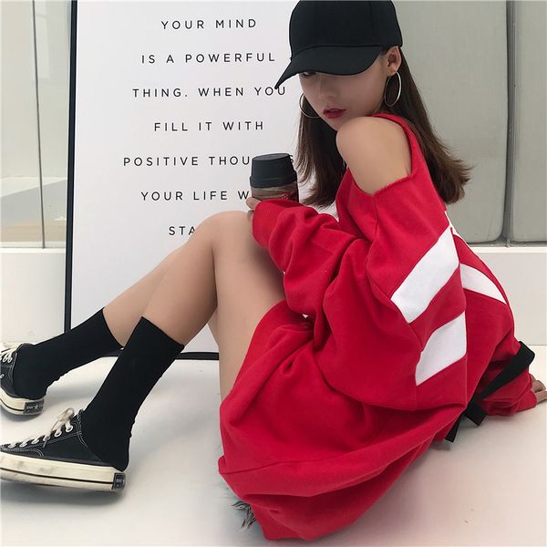 autumn style long red sweatshirts fashion brands women's clothing loose hollow out hoodies pullovers vestidos femininos new, Black
autumn style long red sweatshirts fashion brands women's clothing loose hollow out hoodies pullovers vestidos femininos new, Black