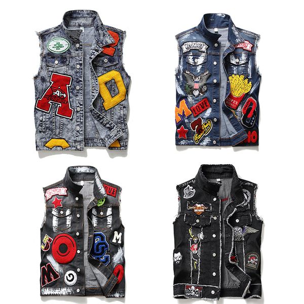 new designer mens denim jacket sleeveless vestes fashion casual coats down men's tactical vest thickening waistcoat plus size, Black;white
new designer mens denim jacket sleeveless vestes fashion casual coats down men's tactical vest thickening waistcoat plus size, Black;white