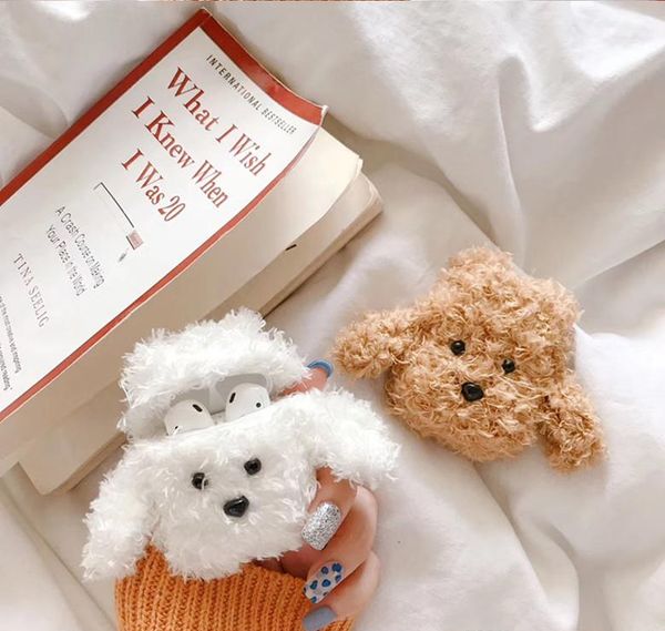 lovely dog furry storage bag pouch cover for tws airpods 2 pro wireless earphone plush animal print protective shell winter 
lovely dog furry storage bag pouch cover for tws airpods 2 pro wireless earphone plush animal print protective shell winter